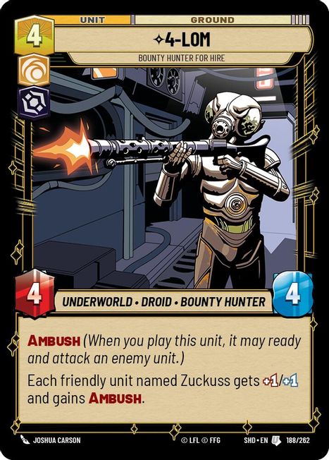 4-LOM | Bounty Hunter for Hire