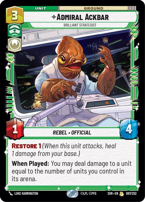 Admiral Ackbar | Brilliant Strategist