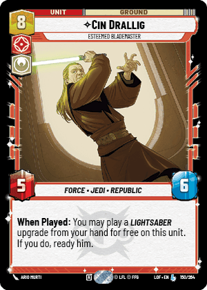 Cin Drallig | Esteemed Blademaster