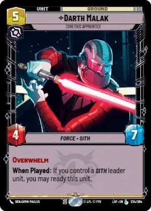 Darth Malak | Covetous Apprentice