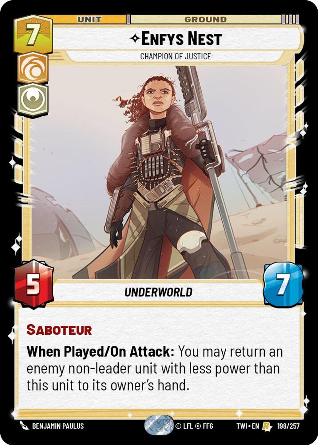 Enfys Nest | Champion of Justice
