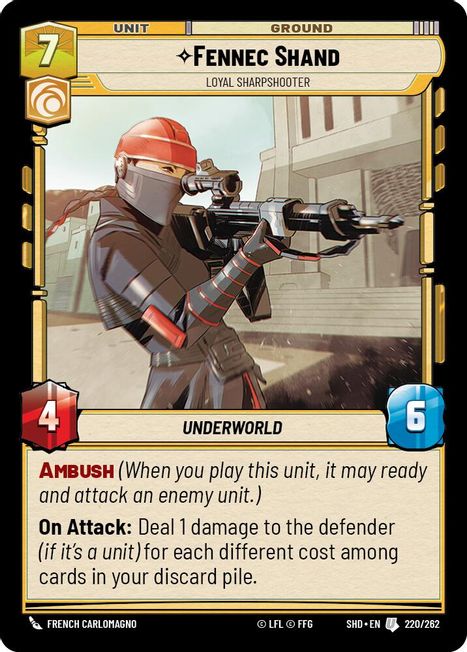 Fennec Shand | Loyal Sharpshooter