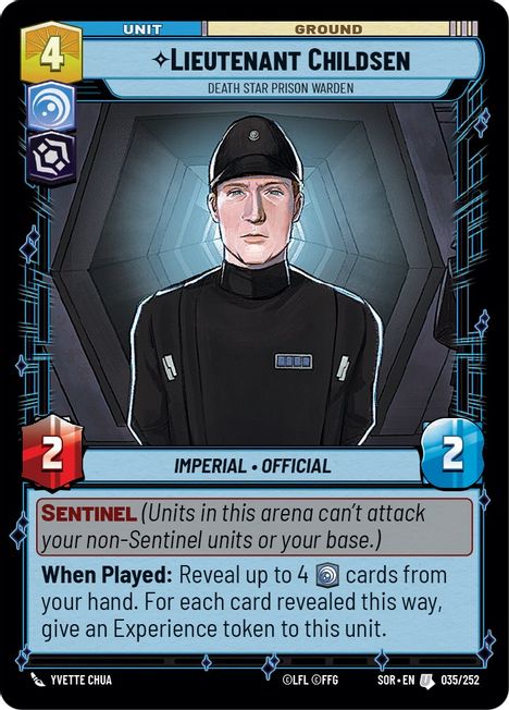 Lieutenant Childsen | Death Star Prison Warden