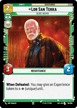 Lor San Tekka | Secret Keeper
