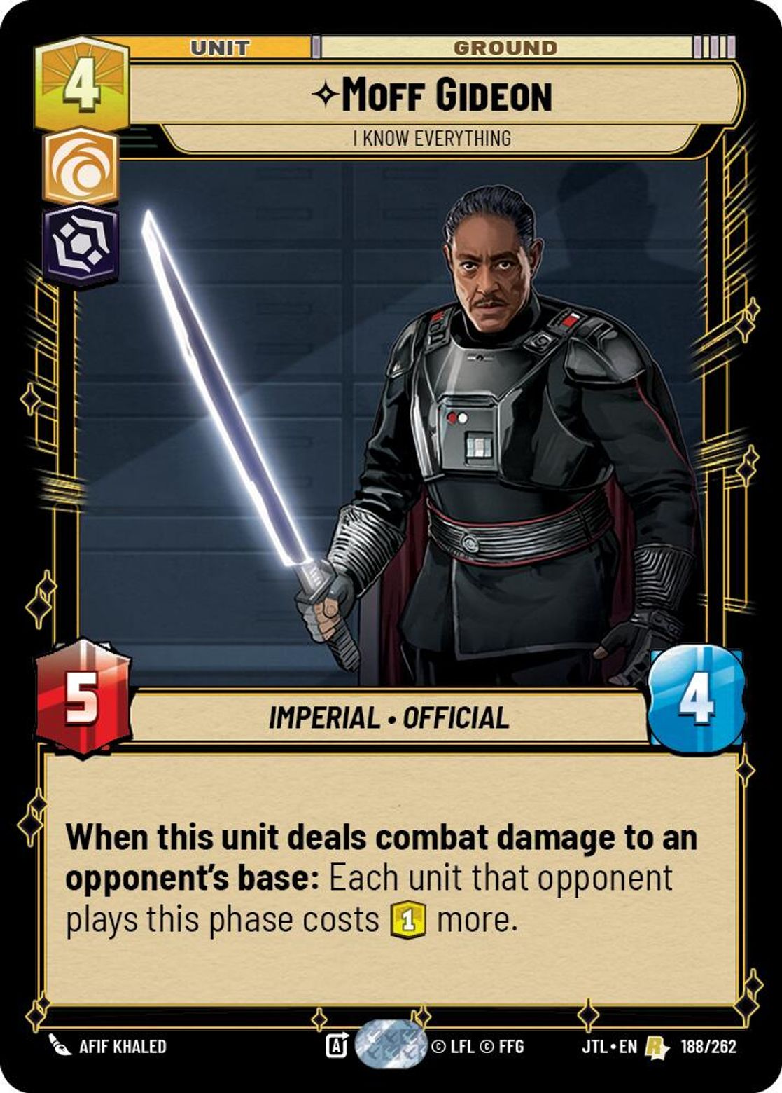 Moff Gideon | I Know Everything