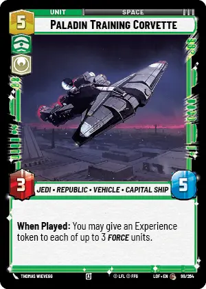 Paladin Training Corvette