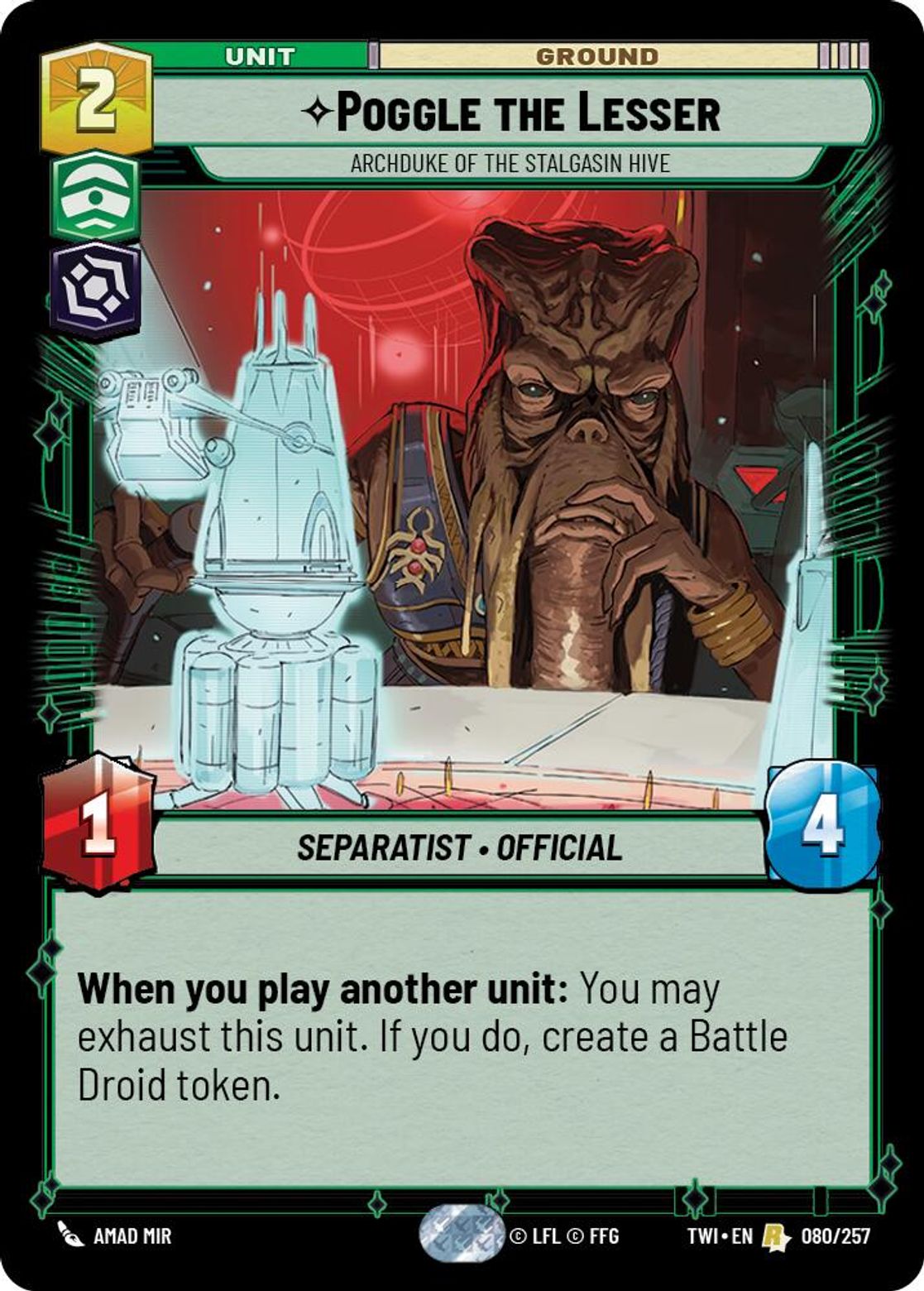 Poggle the Lesser | Archduke of the Stalgasin Hive