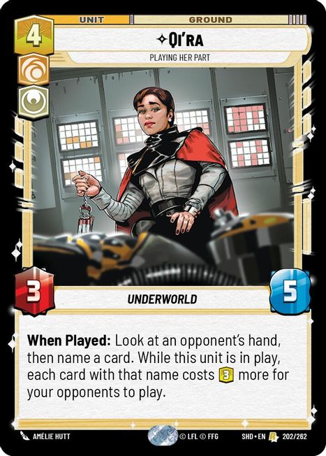 Qi'ra | Playing Her Part