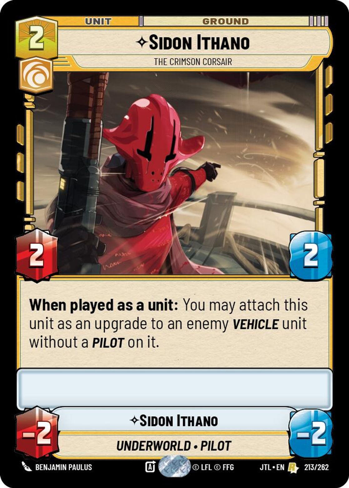 Sidon Ithano | The Crimson Corsair