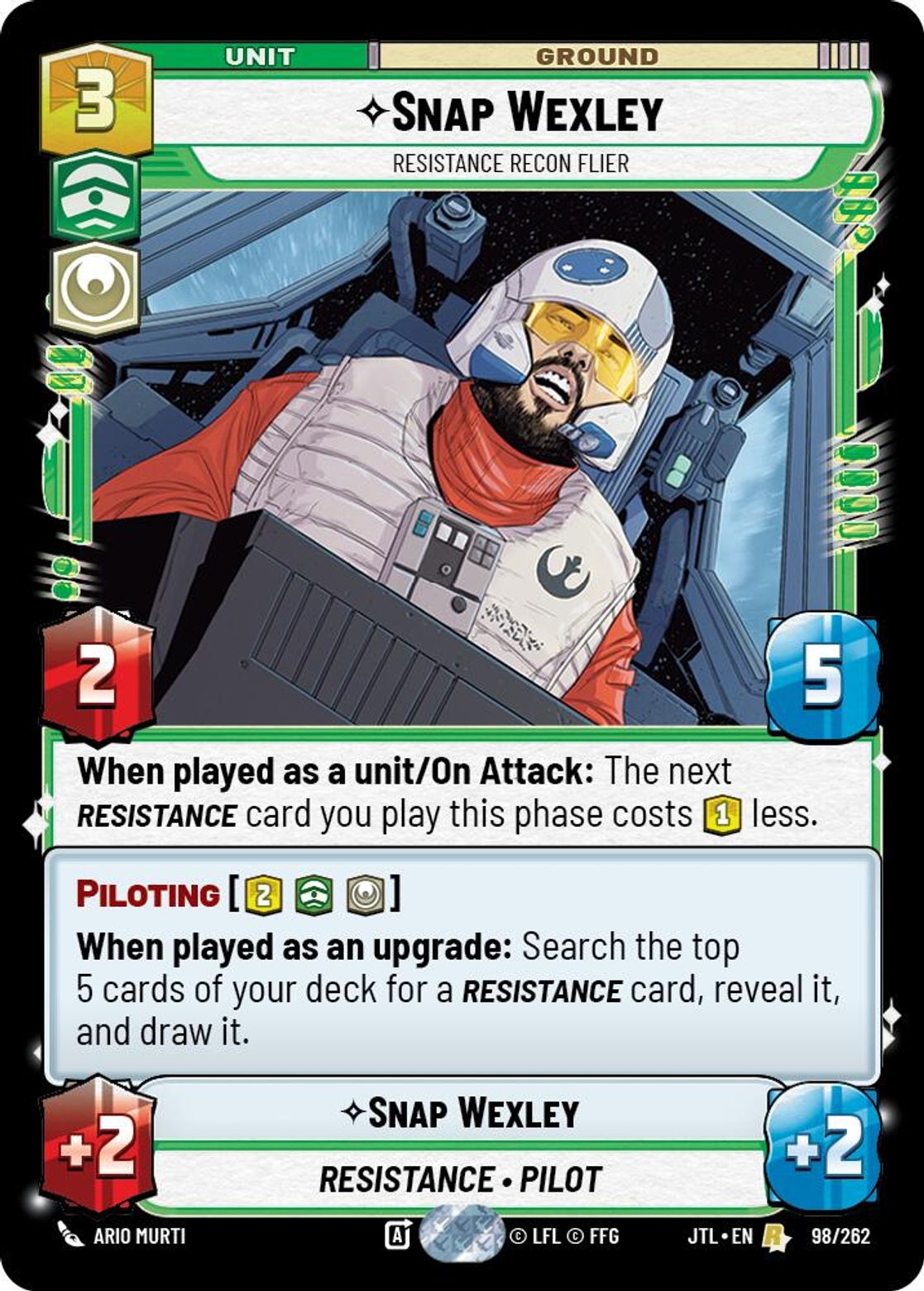 Snap Wexley | Resistance Recon Flier