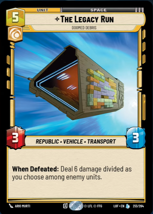The Legacy Run | Doomed Debris
